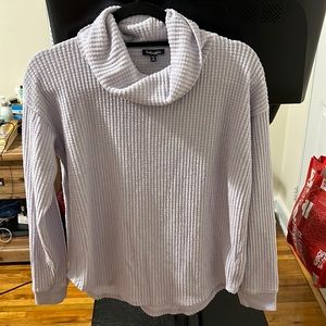 Waffle knit cowl neck Splendid top